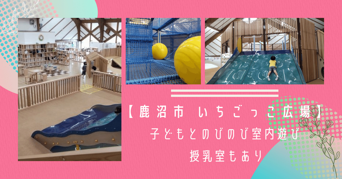 鹿沼市 いちごっこ広場 子どもとのびのび室内遊び 毎日育児奮闘２児のママ