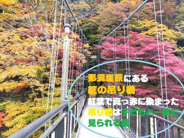 紅の吊り橋